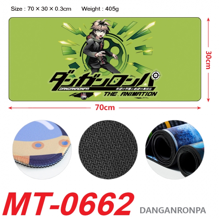 Dangan-Ronpa Anime peripheral lock edge mouse pad 70X30cm  MT-0662