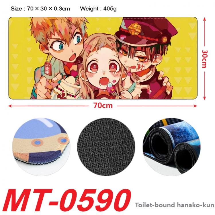 Toilet-bound Hanako-kun Anime peripheral lock edge mouse pad 70X30cm MT-0590