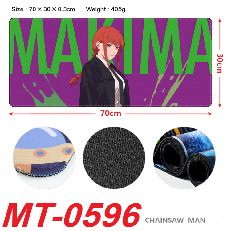 Chainsaw man Anime peripheral lock edge mouse pad 70X30cm MT-0596