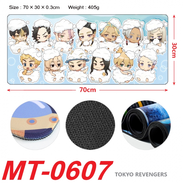 Tokyo Revengers Anime peripheral lock edge mouse pad 70X30cm