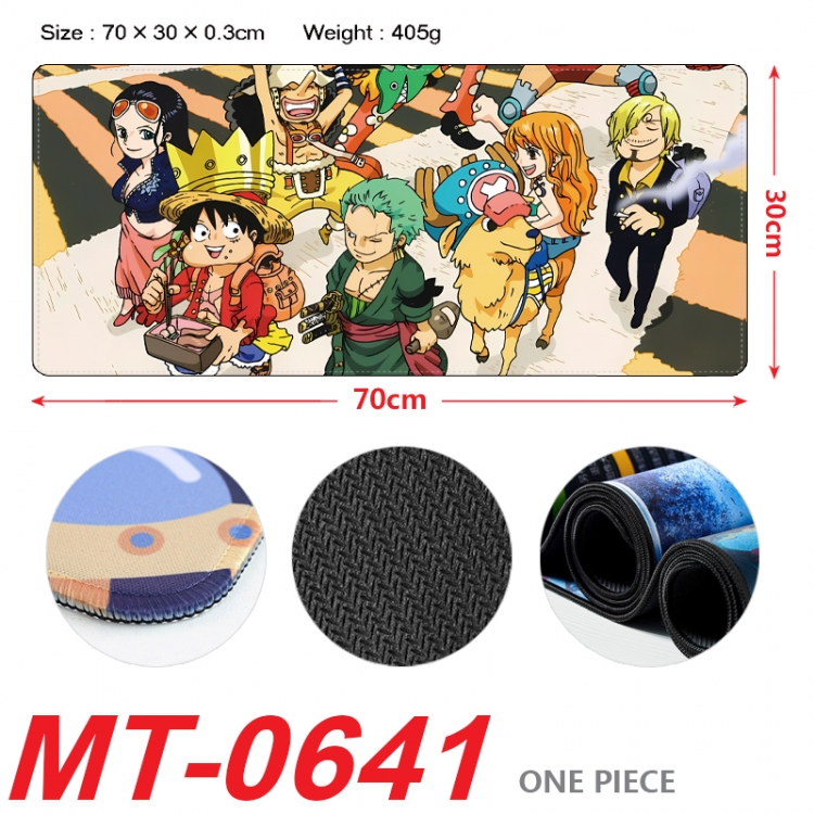 One Piece Anime peripheral lock edge mouse pad 70X30cm  MT-0641