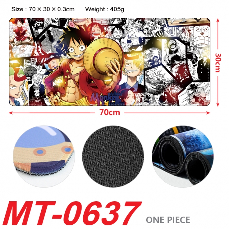 One Piece Anime peripheral lock edge mouse pad 70X30cm MT-0637