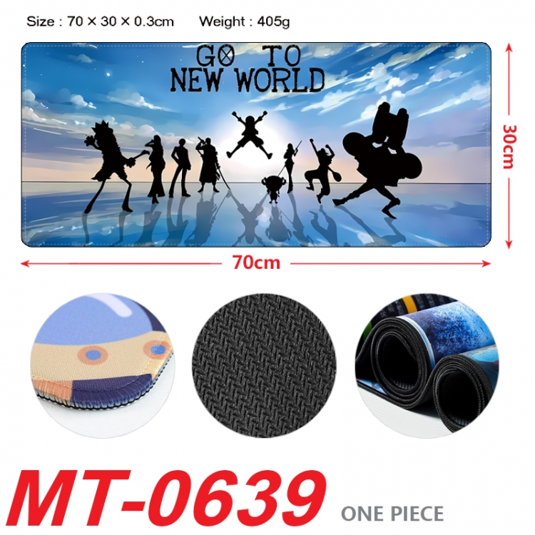 One Piece Anime peripheral lock edge mouse pad 70X30cm  MT-0639