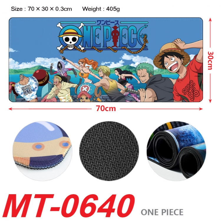 One Piece Anime peripheral lock edge mouse pad 70X30cm  MT-0640