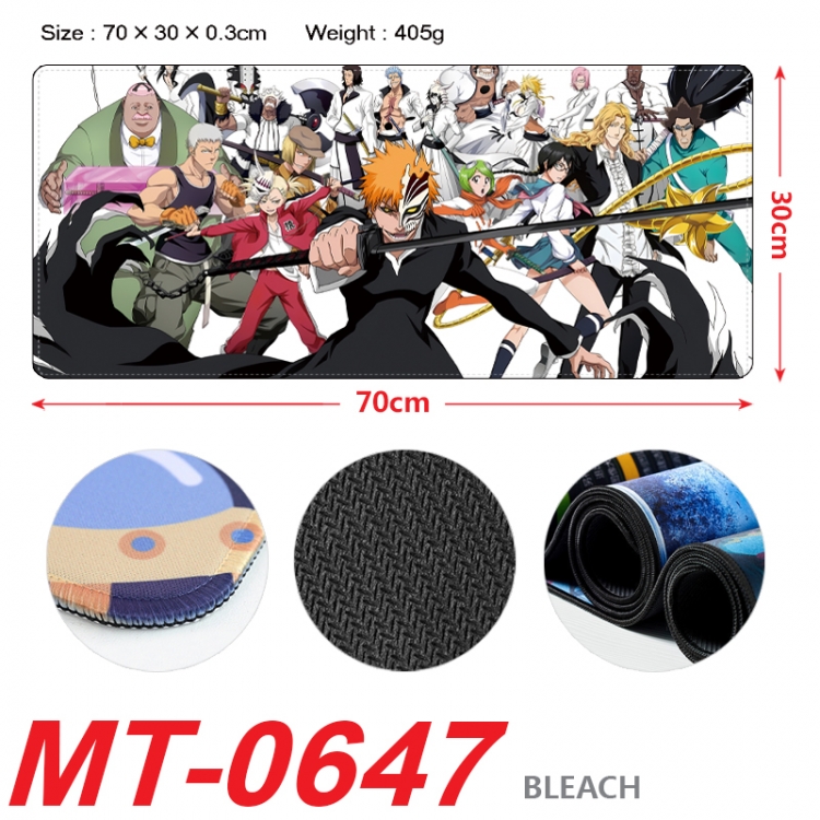 Bleach Anime peripheral lock edge mouse pad 70X30cm MT-0647