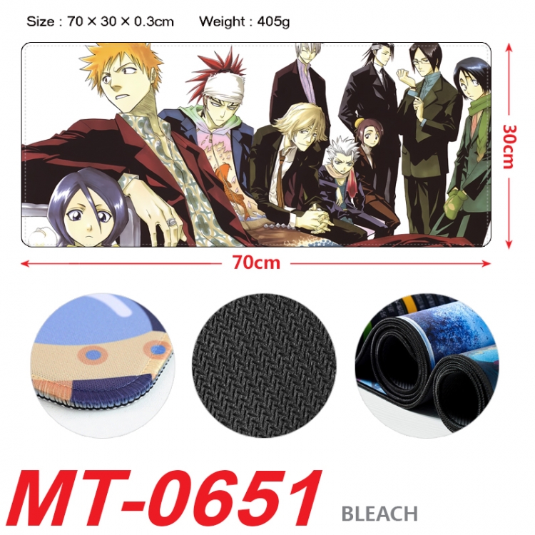 Bleach Anime peripheral lock edge mouse pad 70X30cm MT-0651