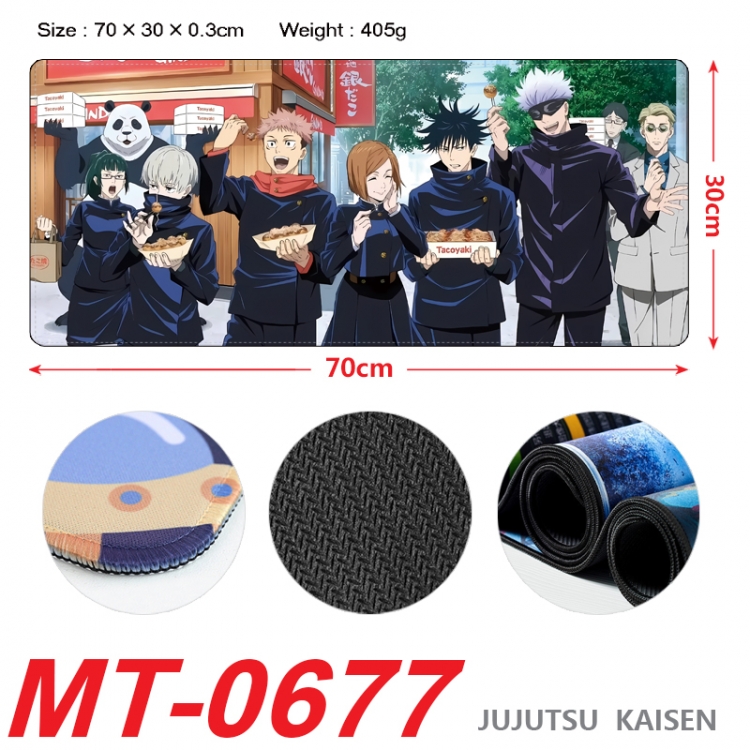 Jujutsu Kaisen Anime peripheral lock edge mouse pad 70X30cm MT-0677