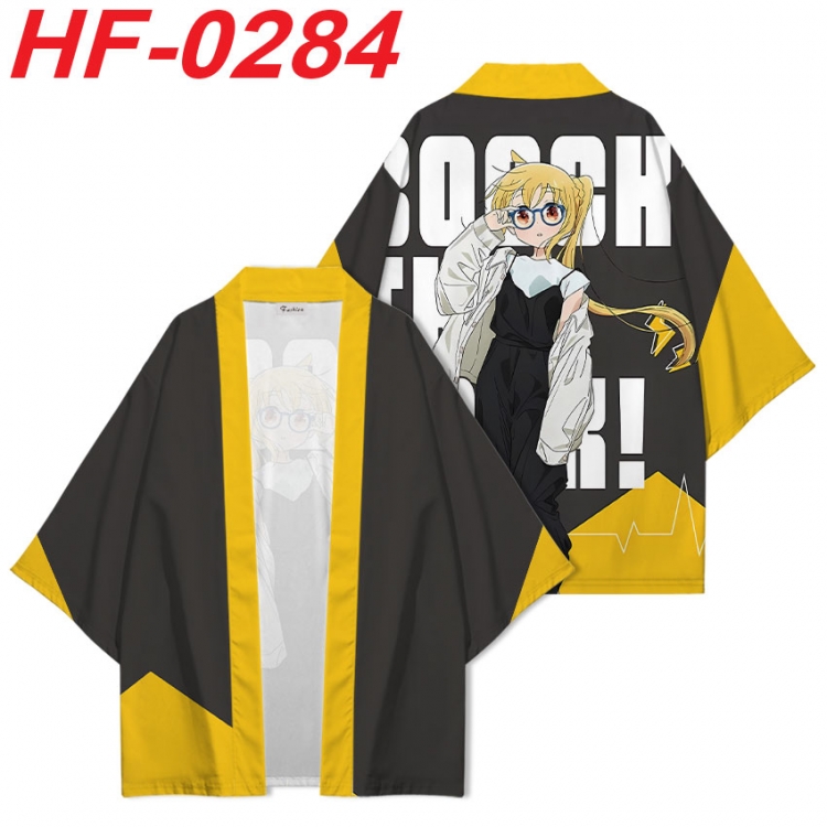 BOCCHI THE ROCK! Anime digital printed French velvet kimono top from S to 4XL HF-0284