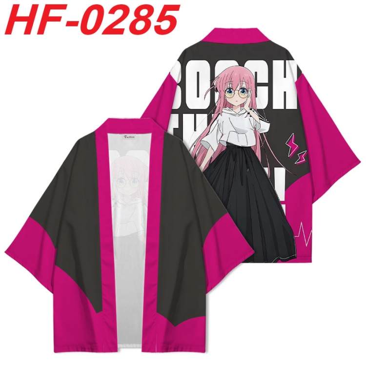 BOCCHI THE ROCK! Anime digital printed French velvet kimono top from S to 4XL  HF-0285