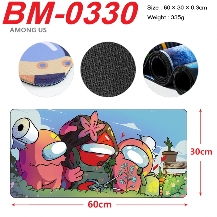 Among us Anime peripheral lock edge mouse pad 60X30cm BM-0330