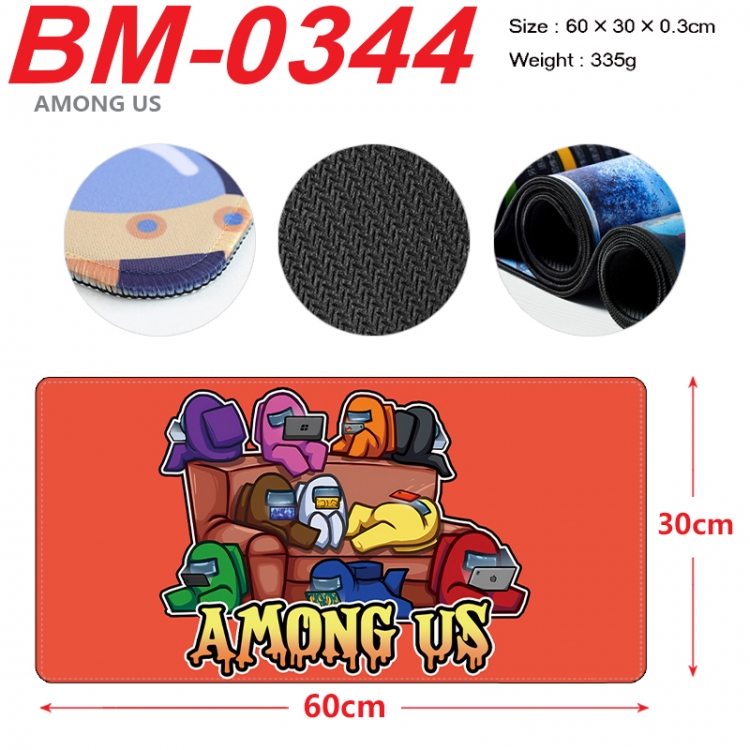 Among us Anime peripheral lock edge mouse pad 60X30cm  BM-0344