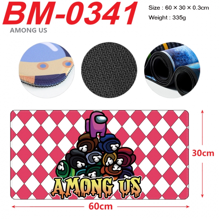 Among us Anime peripheral lock edge mouse pad 60X30cm BM-0341