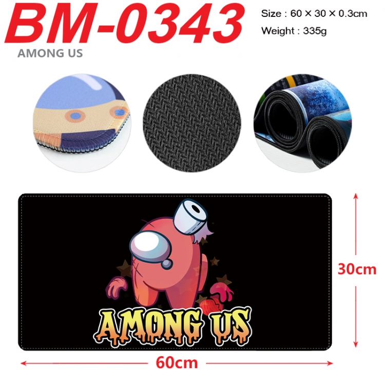 Among us Anime peripheral lock edge mouse pad 60X30cm BM-0343