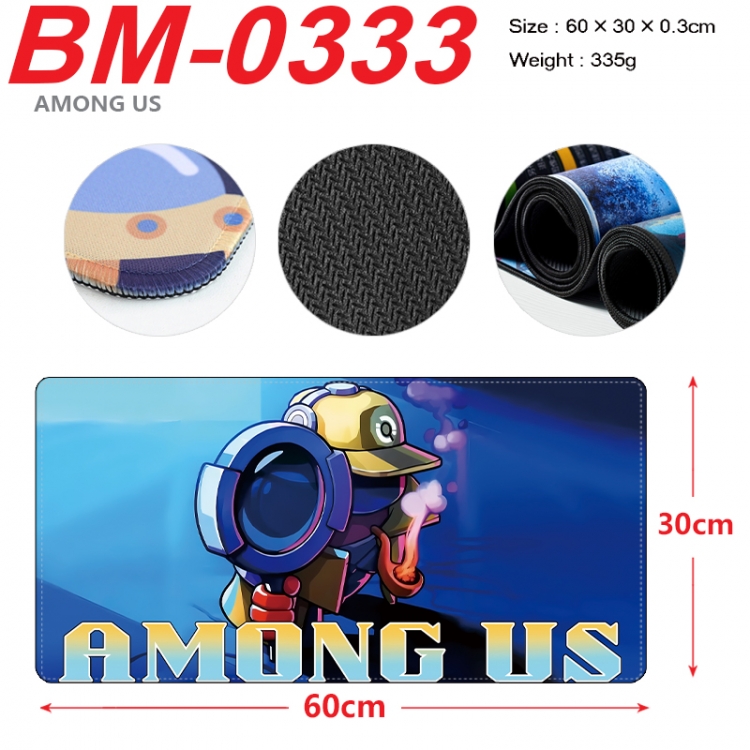 Among us Anime peripheral lock edge mouse pad 60X30cm  BM-0333