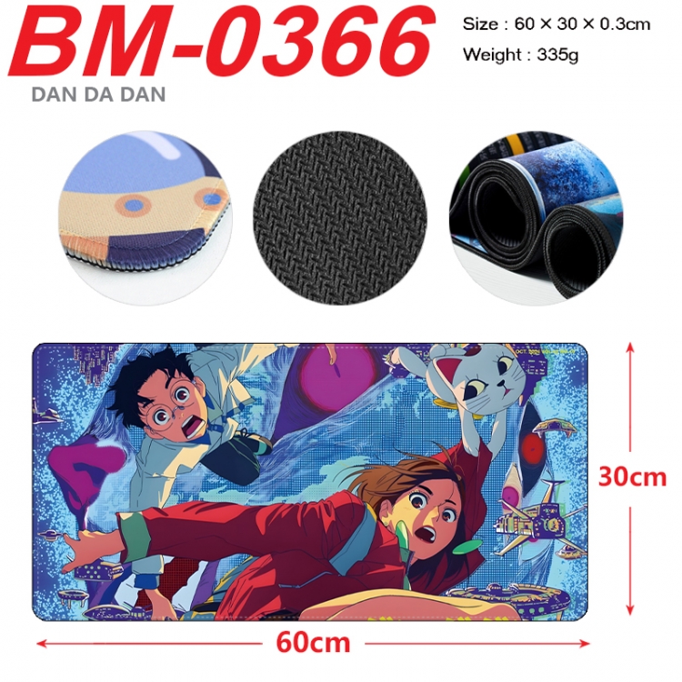 DANDADAN Anime peripheral lock edge mouse pad 60X30cm  BM-0366