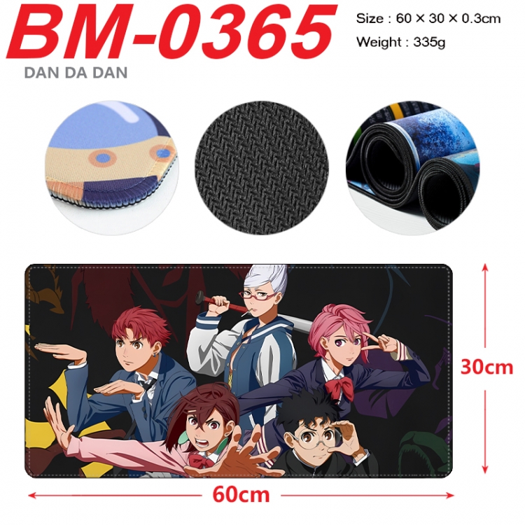 DANDADAN Anime peripheral lock edge mouse pad 60X30cm BM-0365