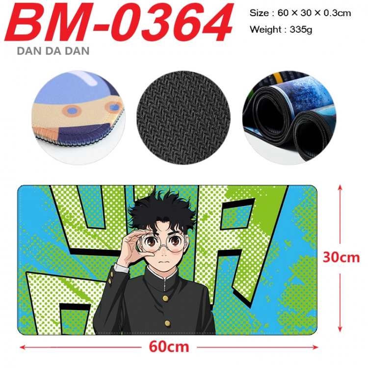 DANDADAN Anime peripheral lock edge mouse pad 60X30cm BM-0364