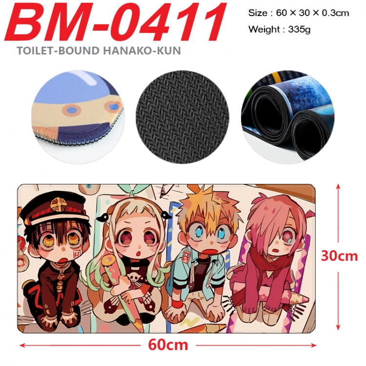 Toilet-bound Hanako-kun Anime peripheral lock edge mouse pad 60X30cm BM-0411