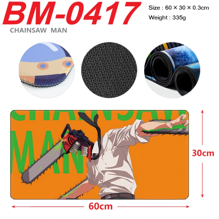 Chainsaw man Anime peripheral lock edge mouse pad 60X30cm BM-0415