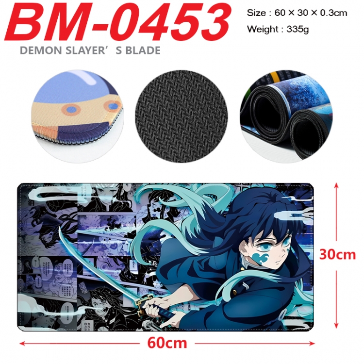 Demon Slayer Kimets Anime peripheral lock edge mouse pad 60X30cm BM-0453