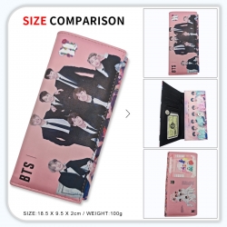 BTS Anime wallet long wallet b...