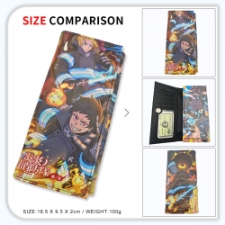 Fire Force Anime wallet long w...