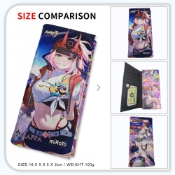 Anime wallet long wallet buckl...