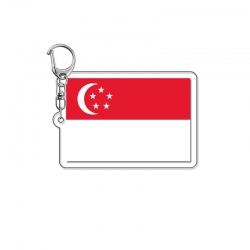 Singapore flag Anime Acrylic K...