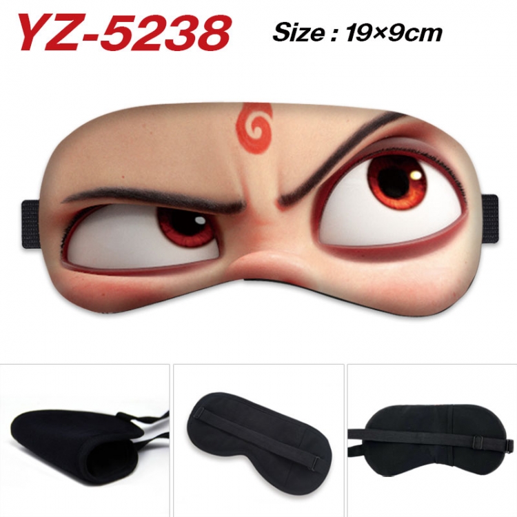 Nezha Game ice cotton eye mask without ice bag price for 5 pcs  yz-5238