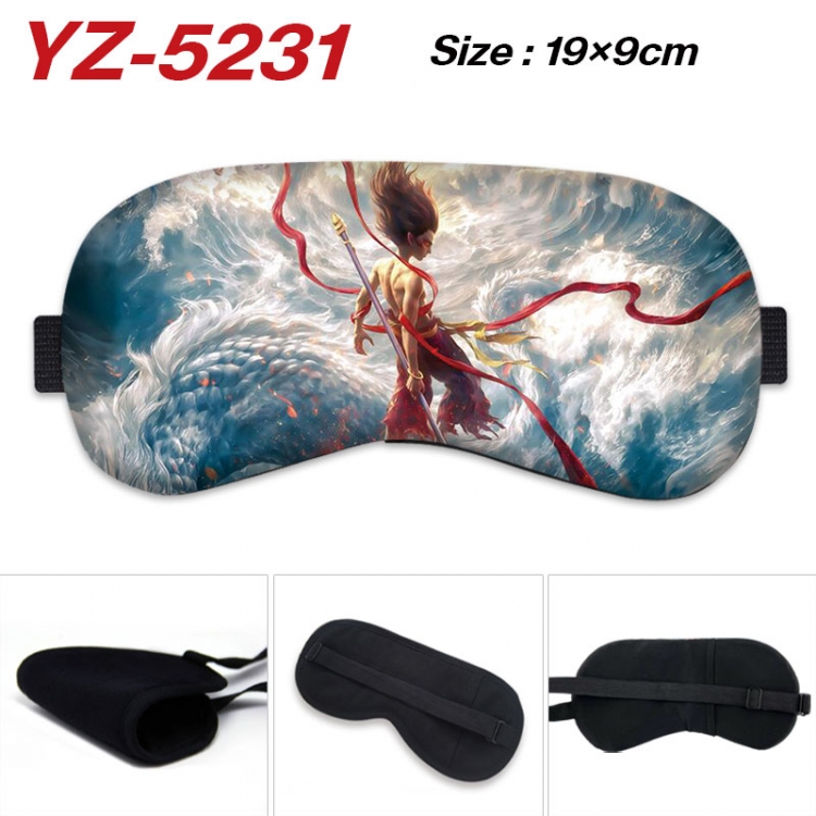 Nezha Game ice cotton eye mask without ice bag price for 5 pcs yz-5231