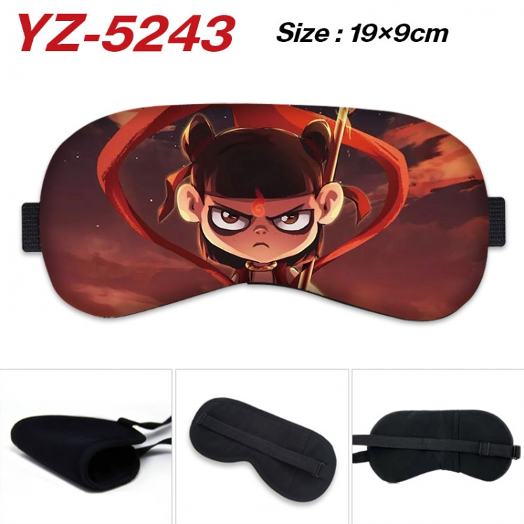 Nezha Game ice cotton eye mask without ice bag price for 5 pcs yz-5243