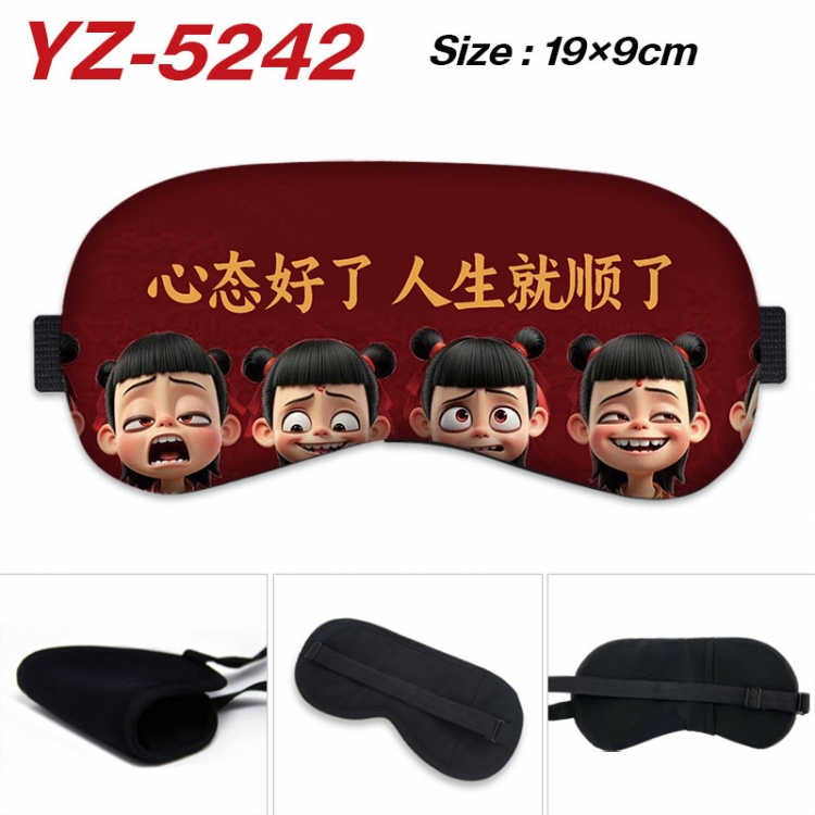 Nezha Game ice cotton eye mask without ice bag price for 5 pcs  yz-5242