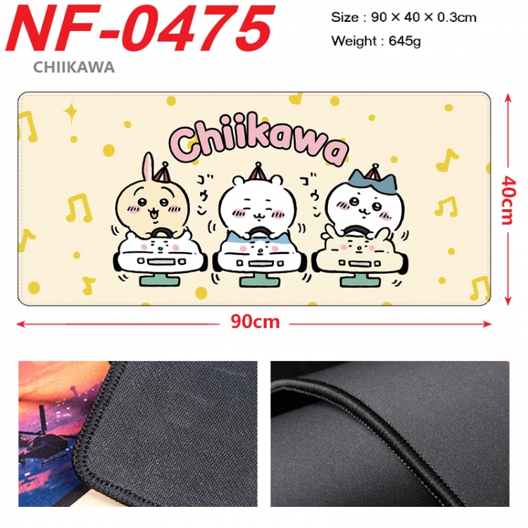 Chiikawa Anime peripheral lock edge mouse pad 90X40cm