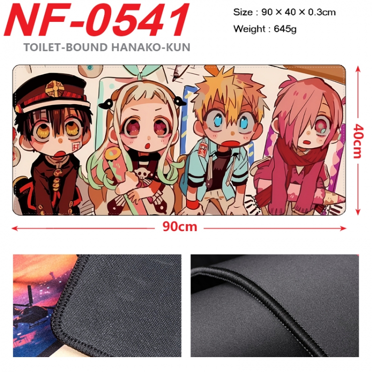 Toilet-bound Hanako-kun Anime peripheral lock edge mouse pad 90X40cm  NF-0541