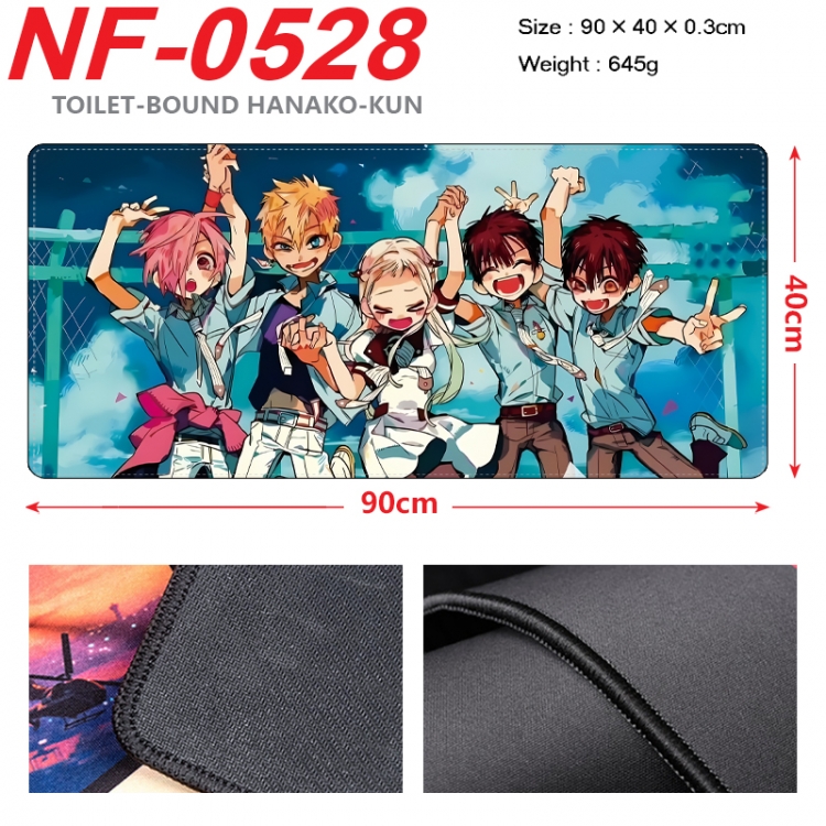 Toilet-bound Hanako-kun Anime peripheral lock edge mouse pad 90X40cm  NF-0528