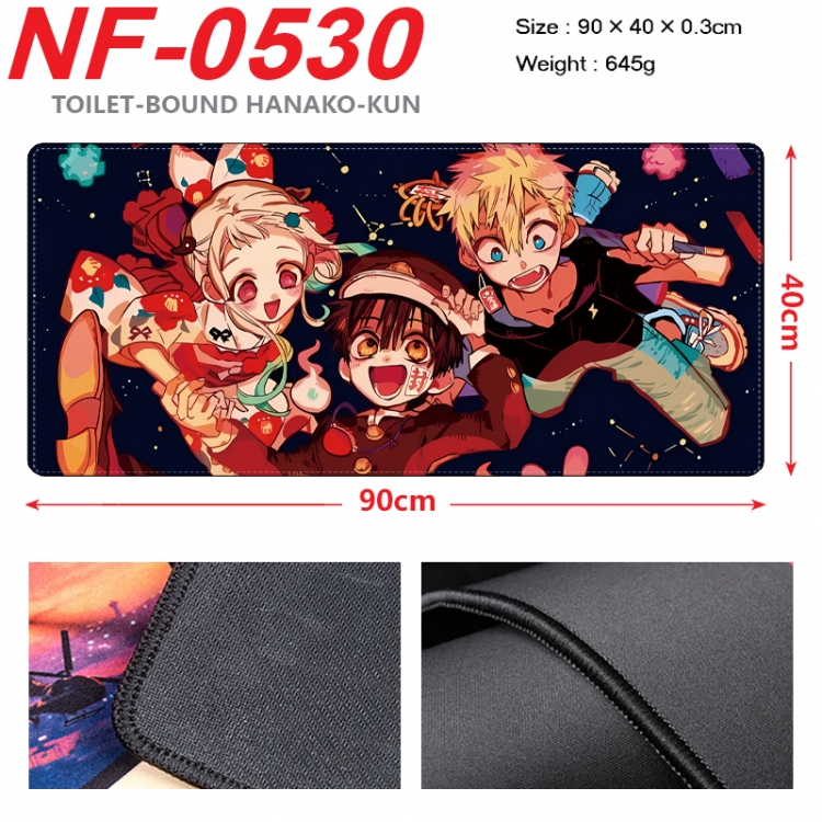 Toilet-bound Hanako-kun Anime peripheral lock edge mouse pad 90X40cm NF-0530