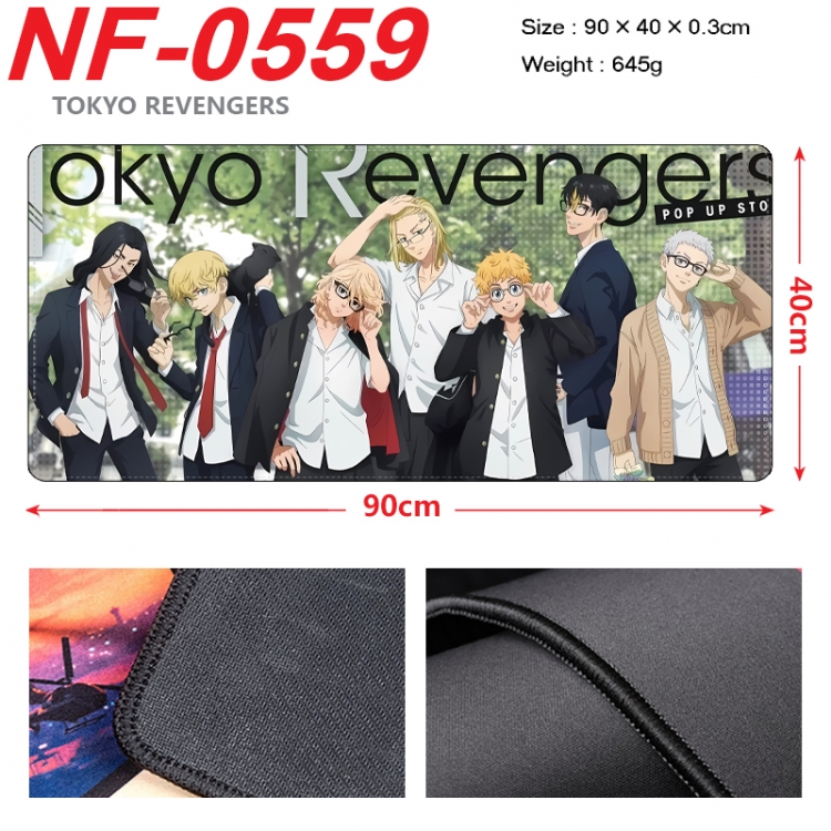 Tokyo Revengers Anime peripheral lock edge mouse pad 90X40cm NF-0559