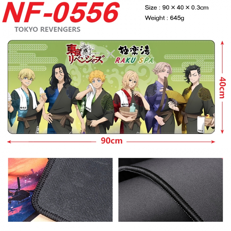 Tokyo Revengers Anime peripheral lock edge mouse pad 90X40cm NF-0556