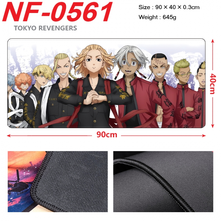 Tokyo Revengers Anime peripheral lock edge mouse pad 90X40cm NF-0561