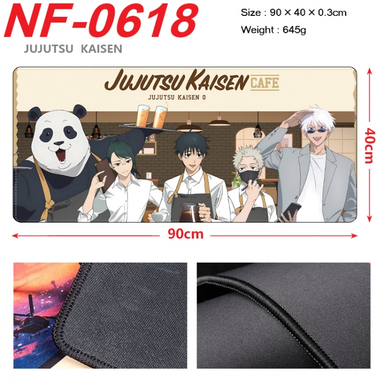 Jujutsu Kaisen Anime peripheral lock edge mouse pad 90X40cm NF-0618