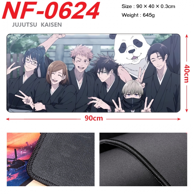 Jujutsu Kaisen Anime peripheral lock edge mouse pad 90X40cm NF-0624