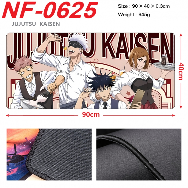 Jujutsu Kaisen Anime peripheral lock edge mouse pad 90X40cm NF-0625