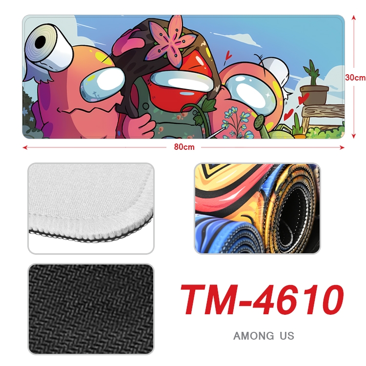 Among us Anime peripheral lock edge mouse pad 80X30cm  TM-4610