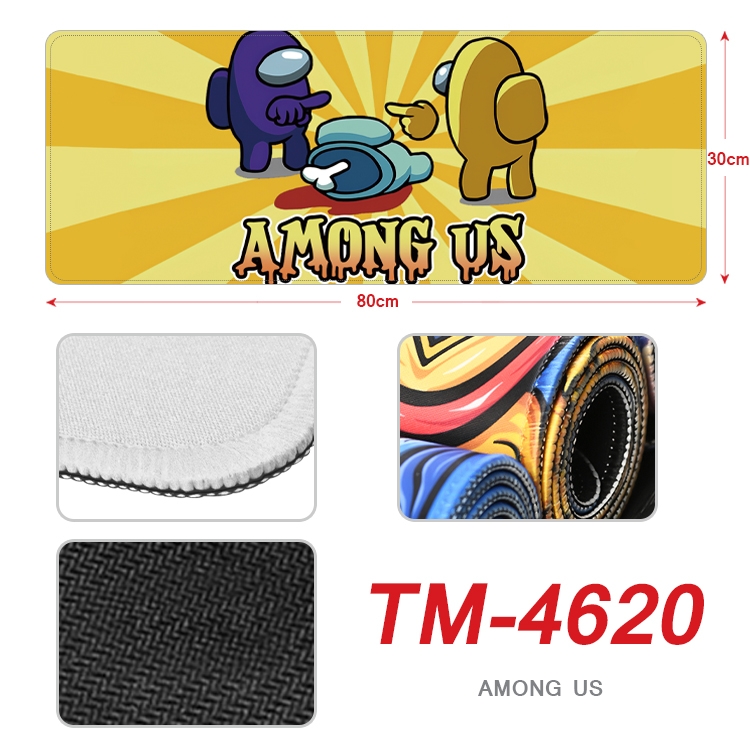 Among us Anime peripheral lock edge mouse pad 80X30cm  TM-4620