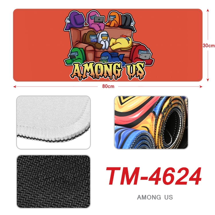 Among us Anime peripheral lock edge mouse pad 80X30cm TM-4624