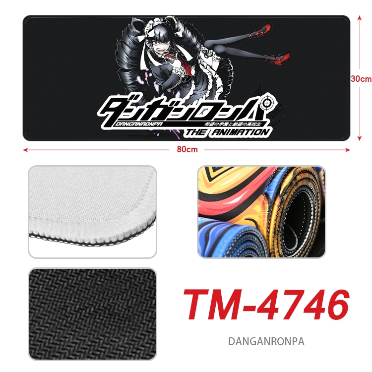 Dangan-Ronpa Anime peripheral lock edge mouse pad 80X30cm  TM-4746