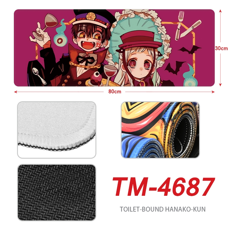 Toilet-bound Hanako-kun Anime peripheral lock edge mouse pad 80X30cm TM-4687