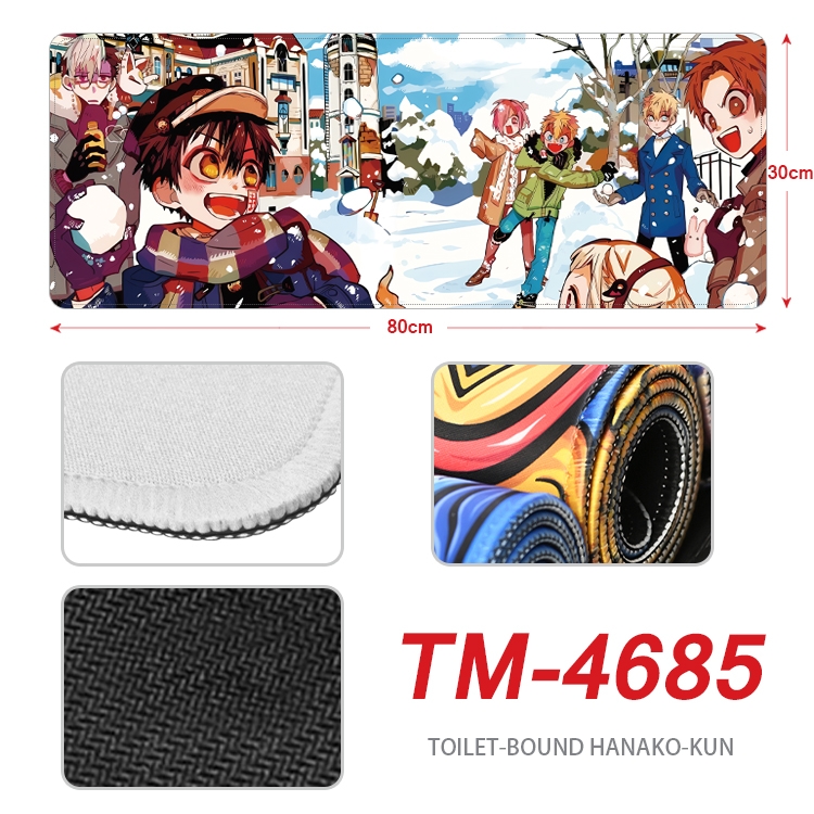 Toilet-bound Hanako-kun Anime peripheral lock edge mouse pad 80X30cm TM-4685