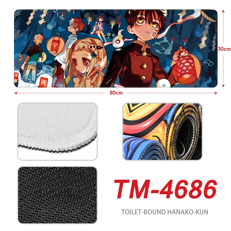 Toilet-bound Hanako-kun Anime peripheral lock edge mouse pad 80X30cm TM-4686