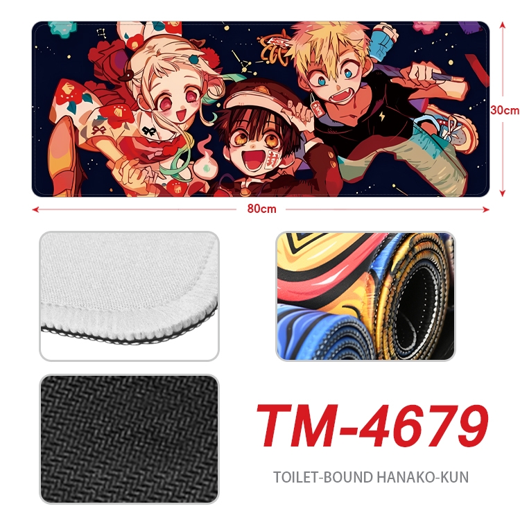 Toilet-bound Hanako-kun Anime peripheral lock edge mouse pad 80X30cm TM-4679